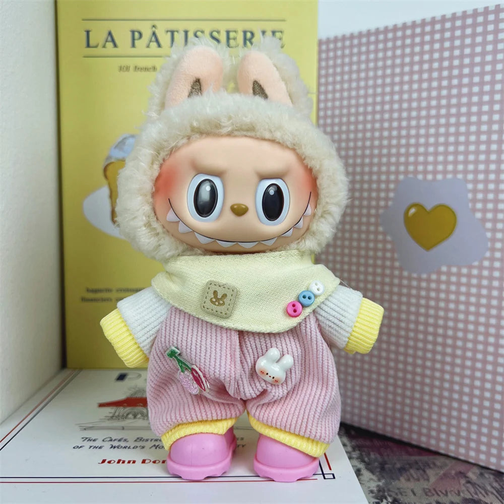 Guangdong 17cm Plush Labubu Doll