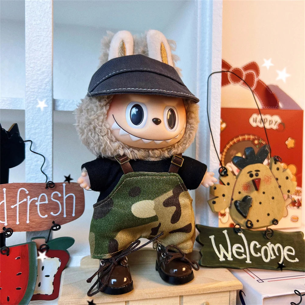 Guangdong 17cm Plush Labubu Doll