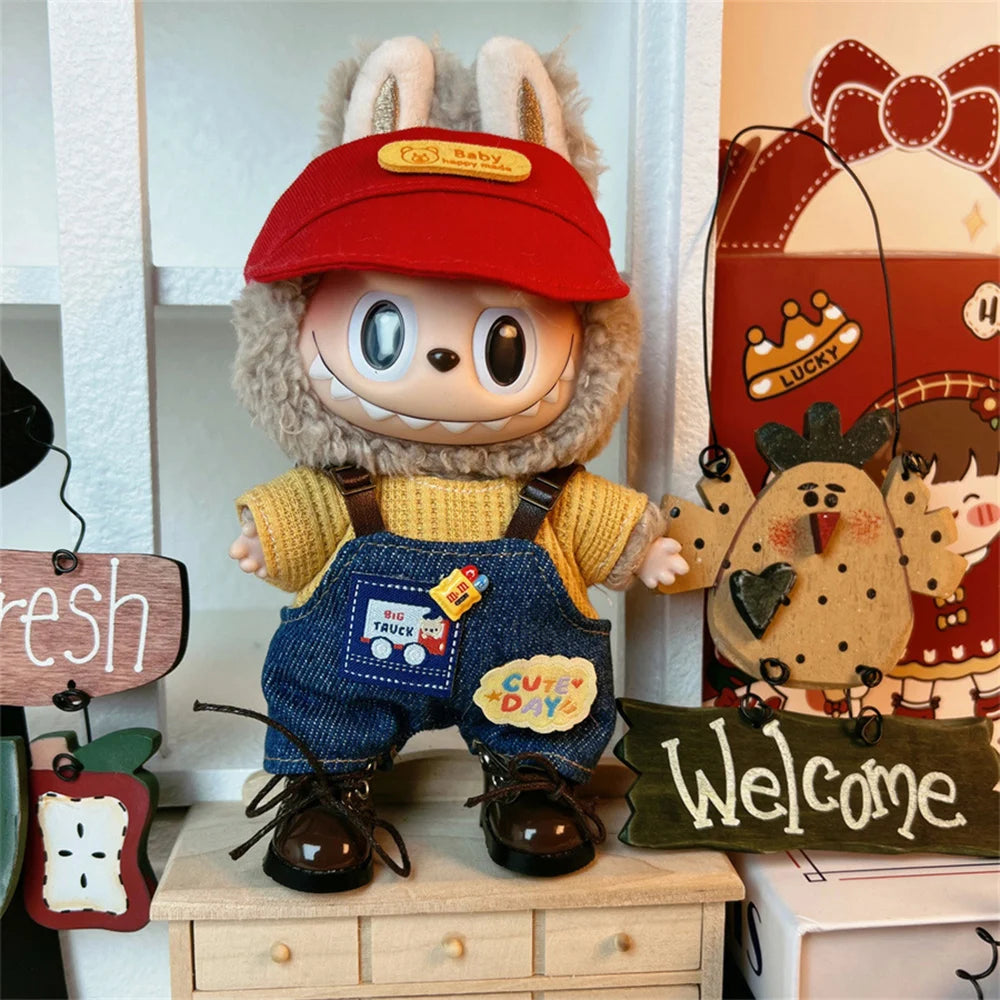 Guangdong 17cm Plush Labubu Doll